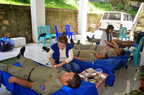 Pol PP Sulut Gelar Aksi Donor Darah